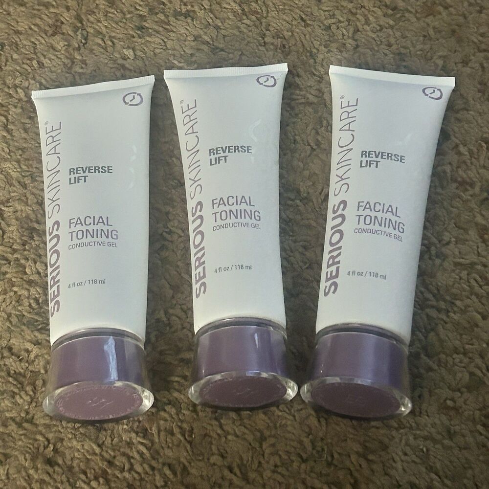 Serious SkinCare Reverse Lift Facial Toning Conductive Gel - 4 fl oz - 3 Pack